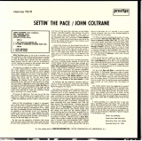 Coltrane, John - Settin' The Pace, Back Cover